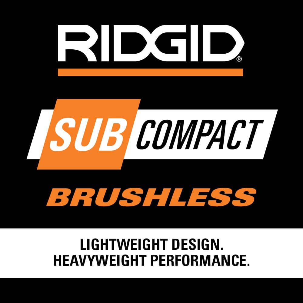 RIDGID 18V SubCompact Brushless Cordless 3 in. Multi-Material Saw (Tool Only) with (3) Cutting Wheels