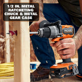 RIDGID 18V Brushless Cordless 1/2 in. Drill/Driver Kit with 2.0 Ah MAX Output Battery and 18V Charger