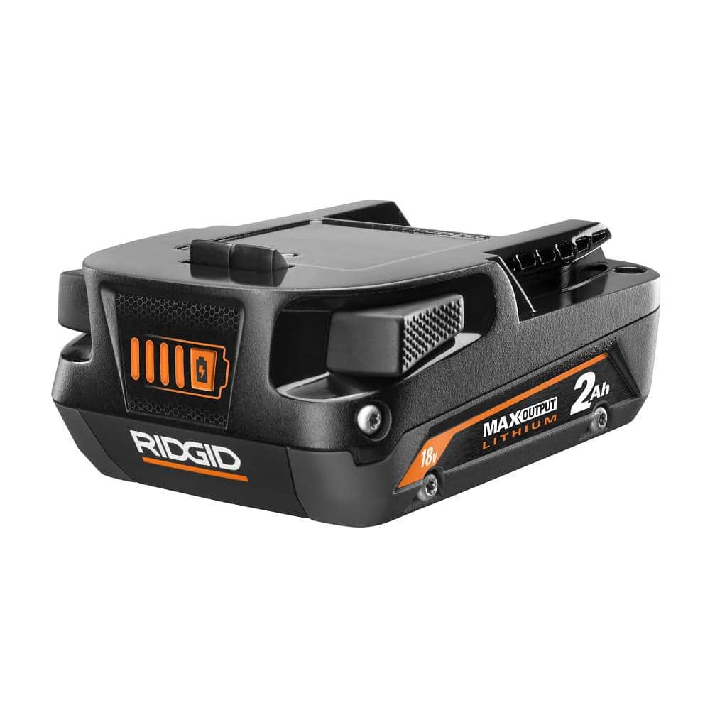 RIDGID 18V MAX Output 4.0 Ah and 2.0 Ah Batteries with 18V Charger