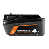 RIDGID 18V MAX Output 4.0 Ah and 2.0 Ah Batteries with 18V Charger