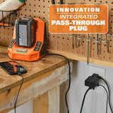 RIDGID 18V Rapid Charger with (2) 8.0 Ah MAX Output Batteries