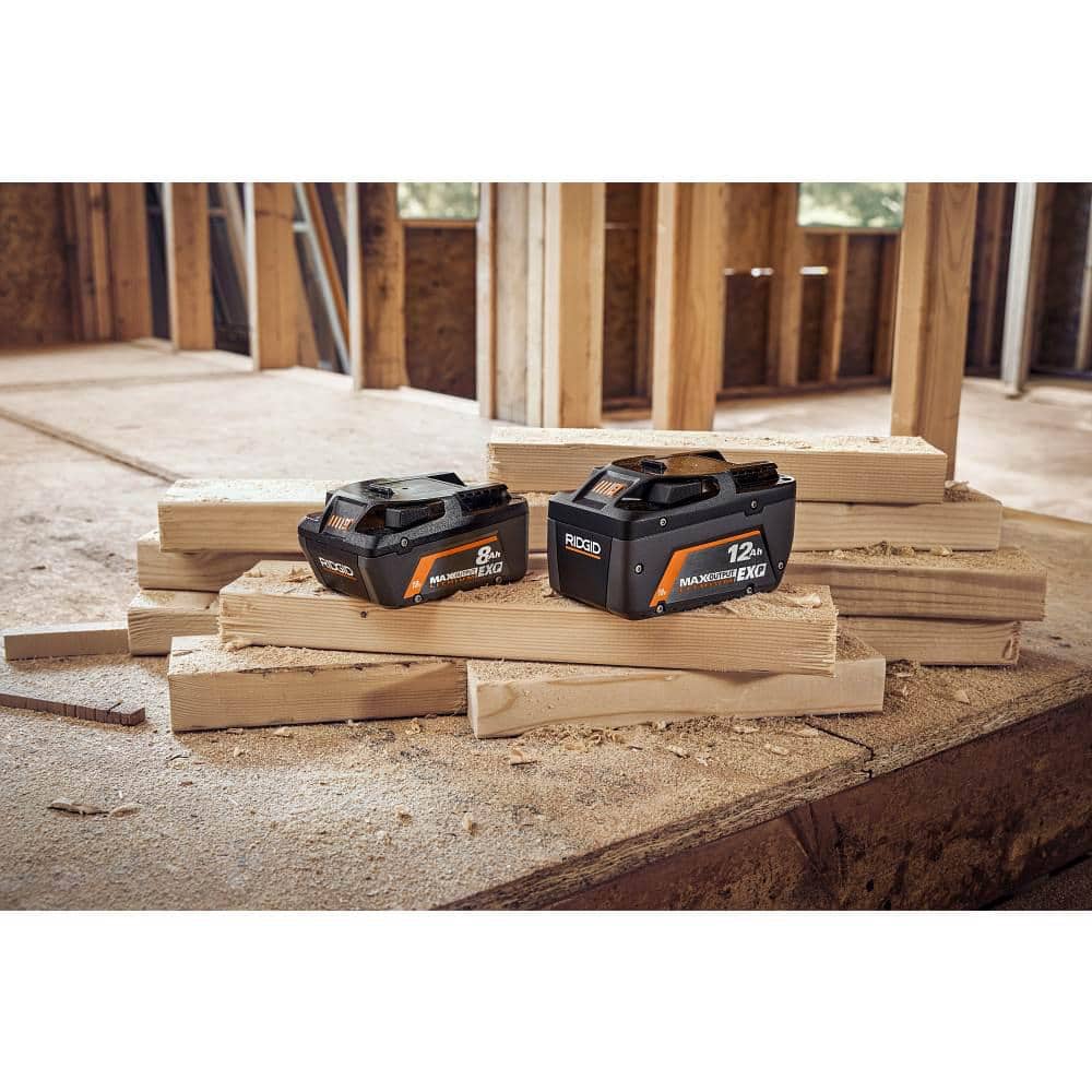 RIDGID 18V 12.0 Ah MAX Output EXP Lithium-Ion Battery (2-Pack)