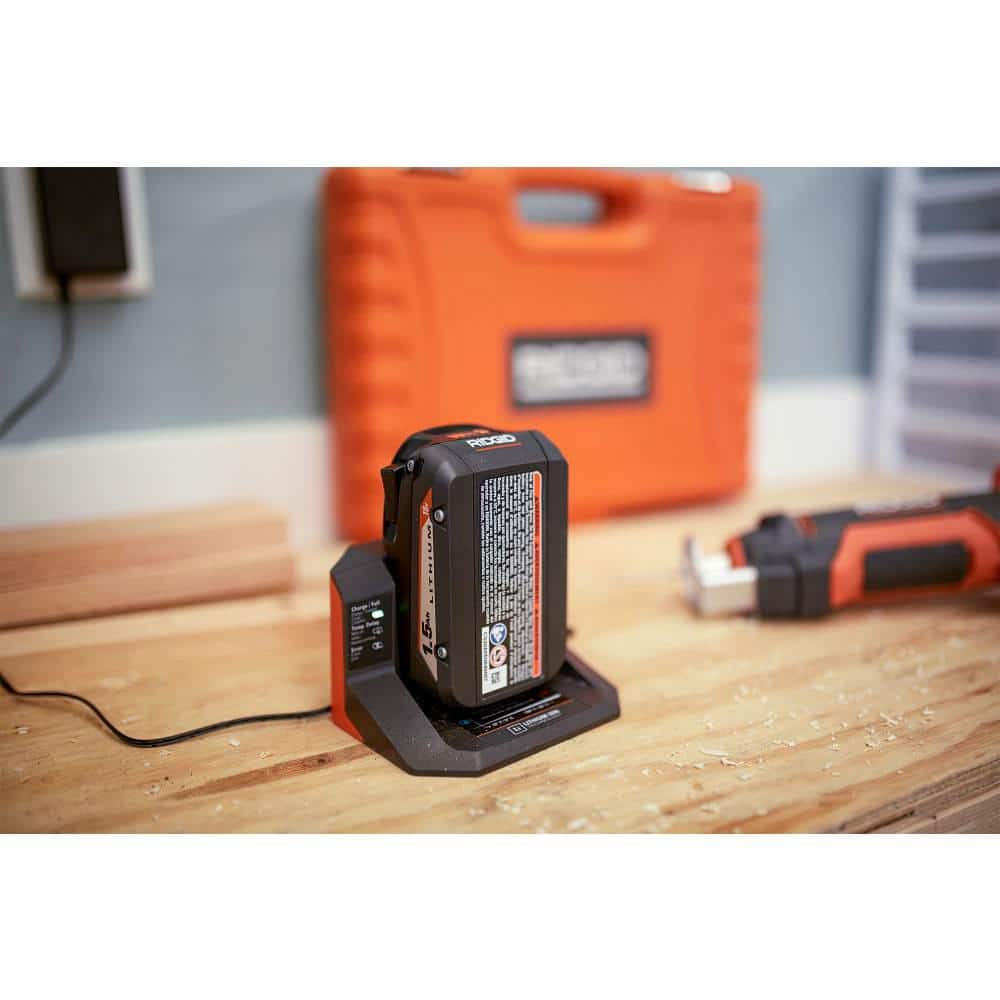 RIDGID 18V 1.5 Ah Lithium-Ion Battery (2-Pack)