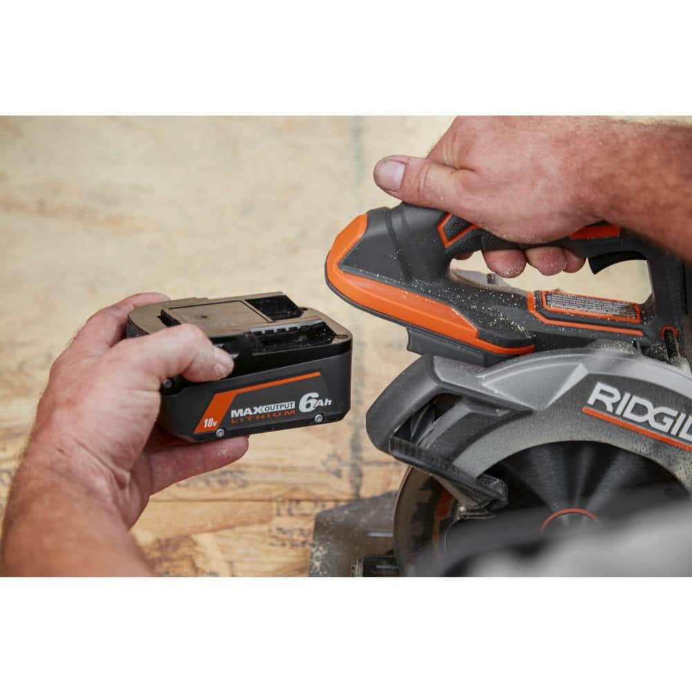 RIDGID 18V 2.0 Ah, 4.0 Ah, 6.0 Ah Lithium-Ion Battery and Charger Starter Kit
