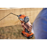 RIDGID 18V Brushless Cordless 18-Gauge 2-1/8 in. Brad Nailer with Brushless Cordless 3-Speed 1/4 in. Impact Driver (Tools Only)