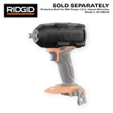 RIDGID 18V Brushless Cordless 2-Tool Combo Kit w/ Impact Wrench, SubC One Handed Recip Saw, 4.0 Ah MAX Output Battery & Charger