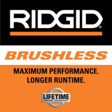 RIDGID 18V Brushless Cordless 2-Tool Combo Kit w/ 1/2 in. Impact Wrench, Circular Saw, 4.0 Ah MAX Output Battery, and Charger