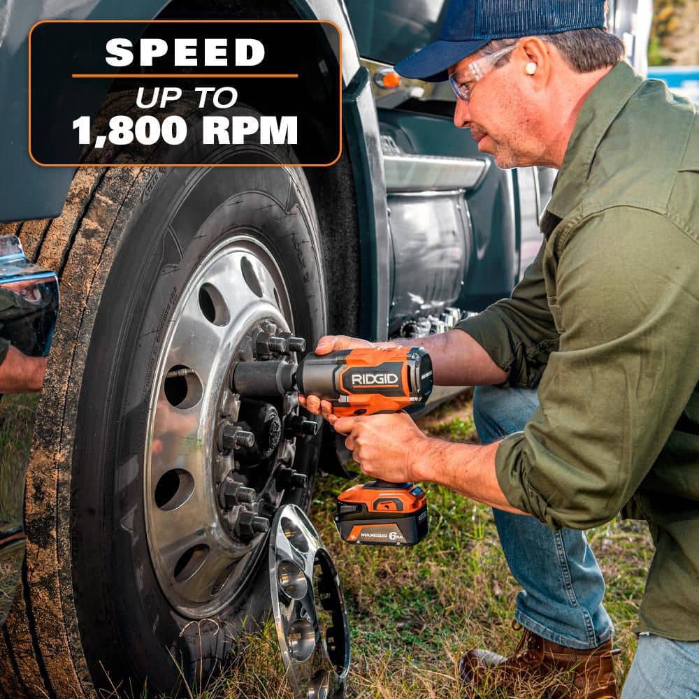 RIDGID 18V Brushless Cordless 2-Tool Combo Kit with High-Torque Impact Wrench, Reciprocating Saw, 4.0 Ah Battery, and Charger