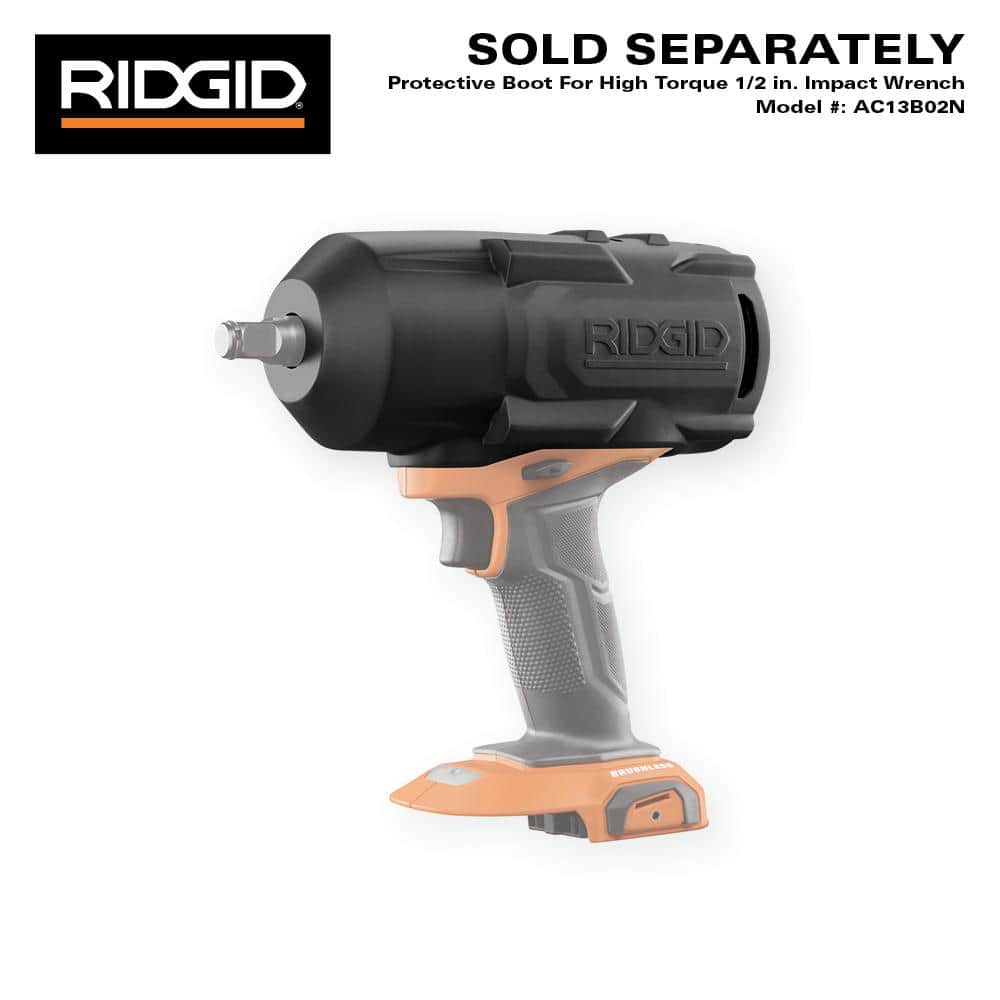 RIDGID 18V Brushless Cordless 2-Tool Combo Kit with High-Torque Impact Wrench, Reciprocating Saw, 4.0 Ah Battery, and Charger