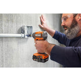RIDGID 18V Cordless 2-Tool Combo Kit with Brushless 3-Speed 1/4 in. Impact Driver and Cordless Digital Inflator (Tools Only)
