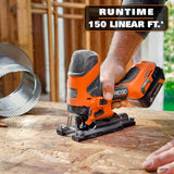 RIDGID 18V Brushless Cordless 2-Tool Combo Kit with SubCompact Barrel Grip Jig Saw and Compact Router (Tools Only)