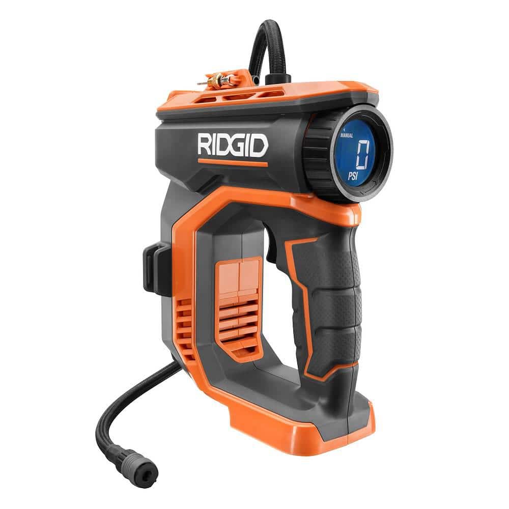 RIDGID 18V Cordless High Pressure Inflator and Portable Power Source with Activate Button (Tools Only)