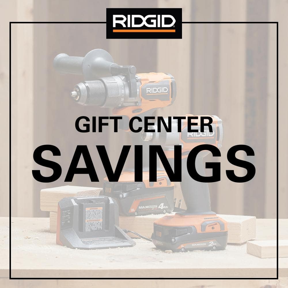 RIDGID 18V Brushless Cordless 2-Tool Combo Kit w/ (2) Batteries, Charger, Bag & FREE Subcompact Brushless 6-1/2 in Circular Saw