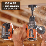 RIDGID 18V Brushless Cordless 2-Tool Combo Kit with 6.0Ah & 4.0Ah MAX Output Batteries, Charger, and 2.0 Ah Battery