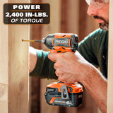 RIDGID 18V Brushless 2-Tool Combo Kit with 6.0 Ah and 4.0 Ah MAX Output Batteries, Charger, Hard Case, and FREE 4.0 Ah Battery