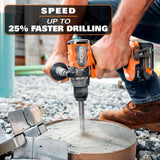RIDGID 18V Brushless 2-Tool Combo Kit with 6.0 Ah & 4.0 Ah MAX Output Batteries, Charger, Hard Case, & 7-1/4 in. Circular Saw