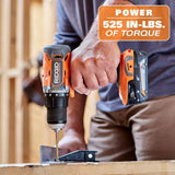 RIDGID 18V Cordless 2-Tool Combo Kit with Drill/Driver, Impact Driver, (2) 2.0 Ah Batteries, and Charger