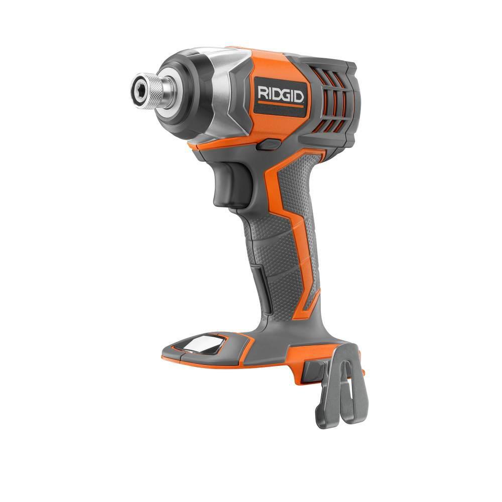 RIDGID 18V Lithium-Ion Cordless Drill/Driver & Impact Driver 2-Tool Combo Kit with (2) 2.0 Ah Batteries, Charger and Bag