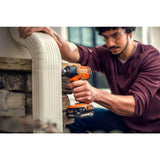RIDGID 18V Cordless 6-Tool Combo Kit with 2.0 Ah Battery, 4.0 Ah Battery, Charger, and Bag