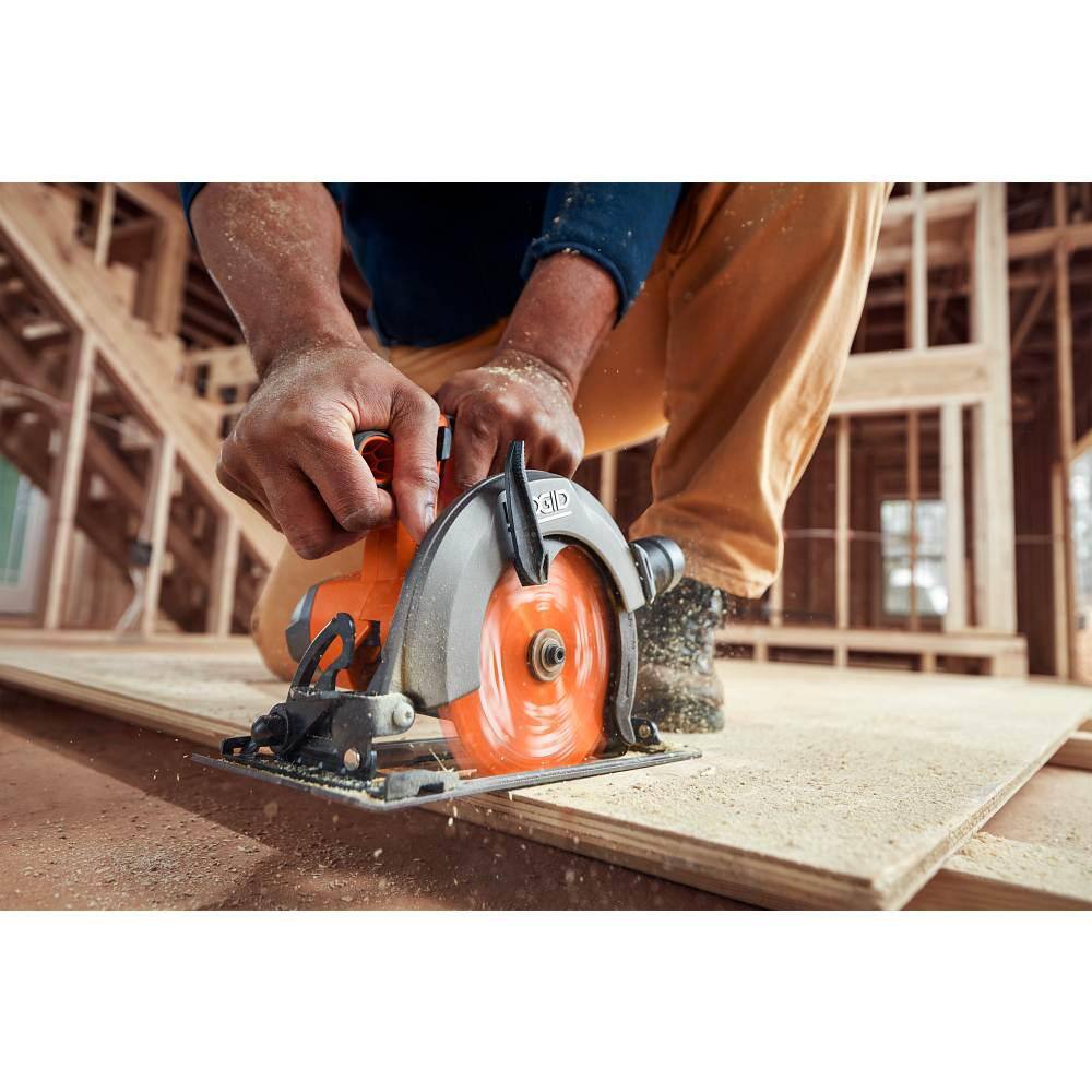 RIDGID 18V Cordless 6-Tool Combo Kit with 2.0 Ah Battery, 4.0 Ah Battery, Charger, and Bag
