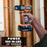 RIDGID 18V SubCompact Brushless 2-Tool Combo Kit with Drill/Driver, Impact Driver, (2) 2.0 Ah Batteries, Charger, and Tool Bag