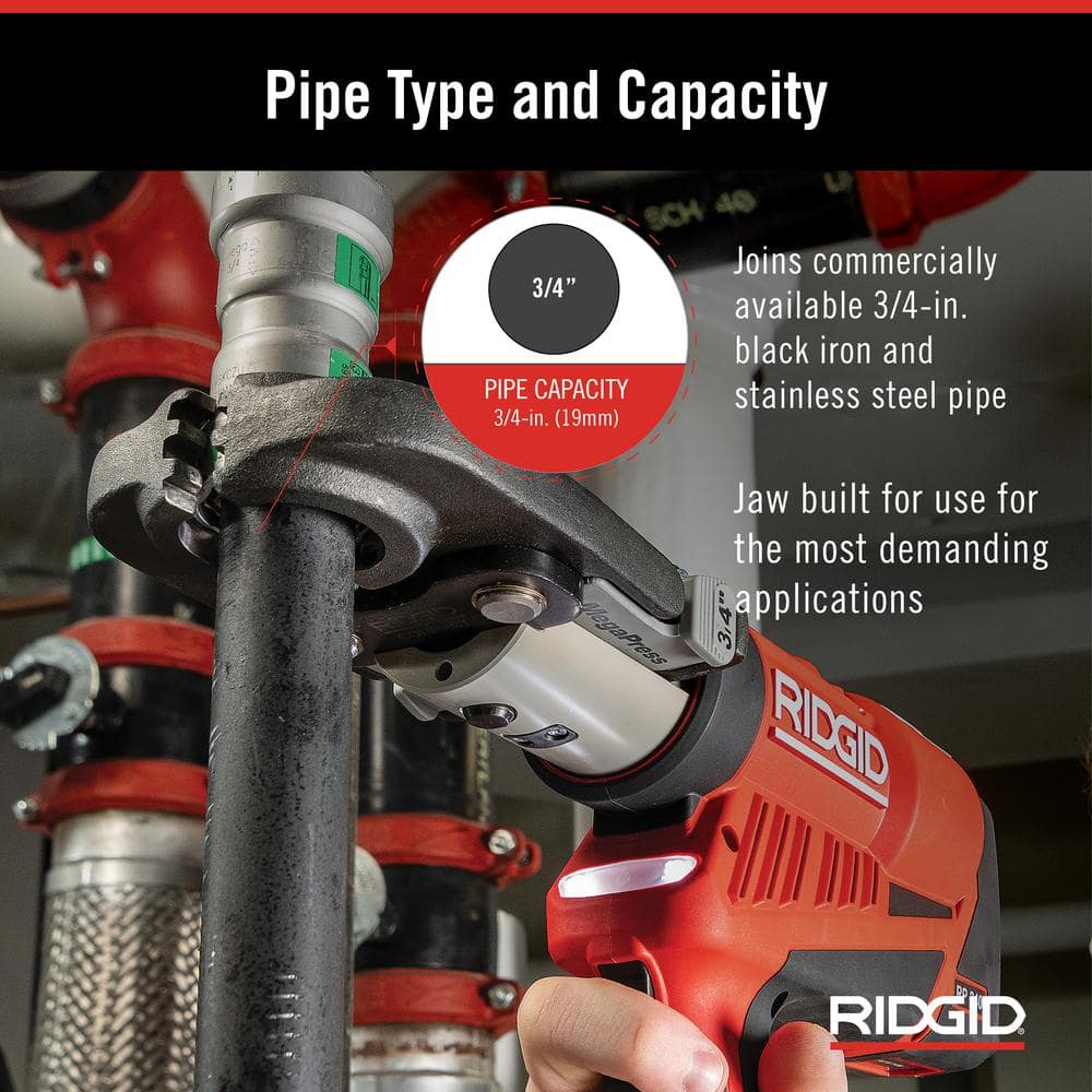 RIDGID MegaPress Compact 3/4 in. Press Jaw