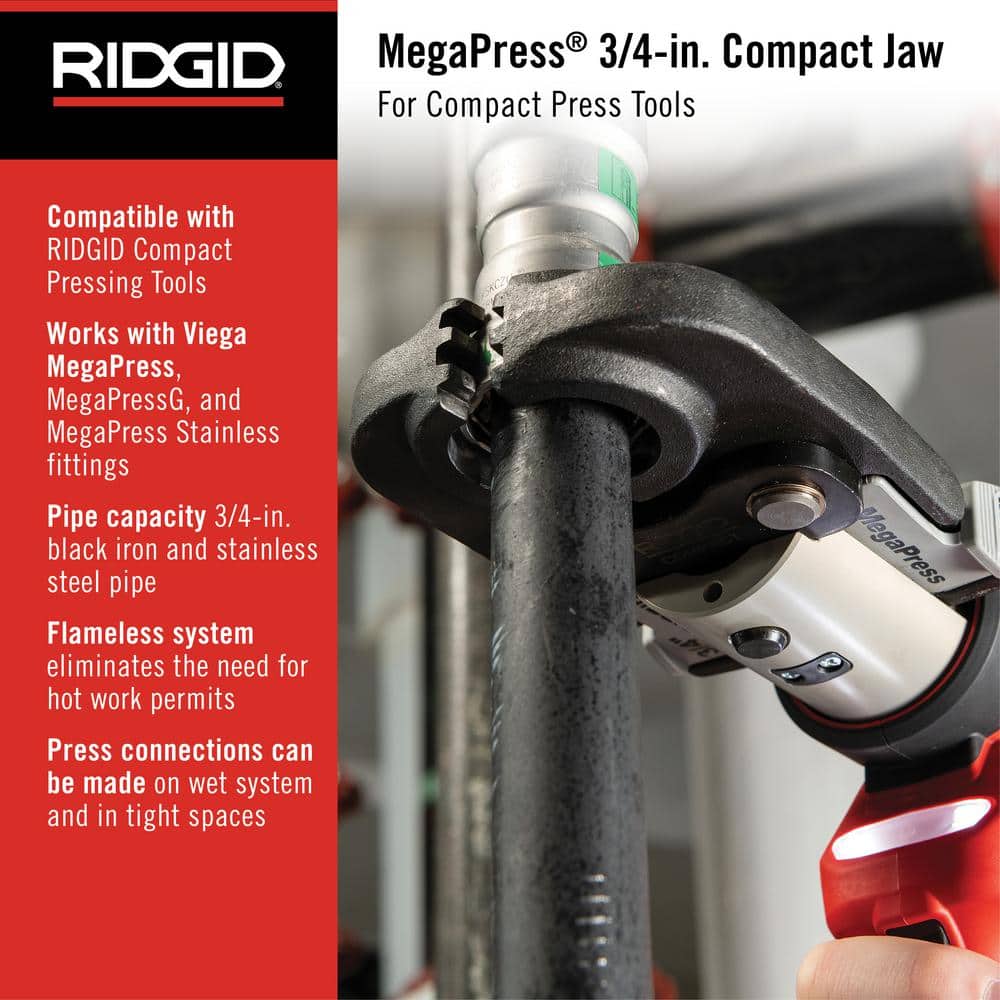 RIDGID MegaPress Compact 3/4 in. Press Jaw