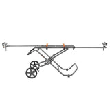 RIDGID 15 Amp Corded 12 in. Dual Bevel Miter Saw with LED + Universal Mobile Miter Saw Stand with Mounting Braces