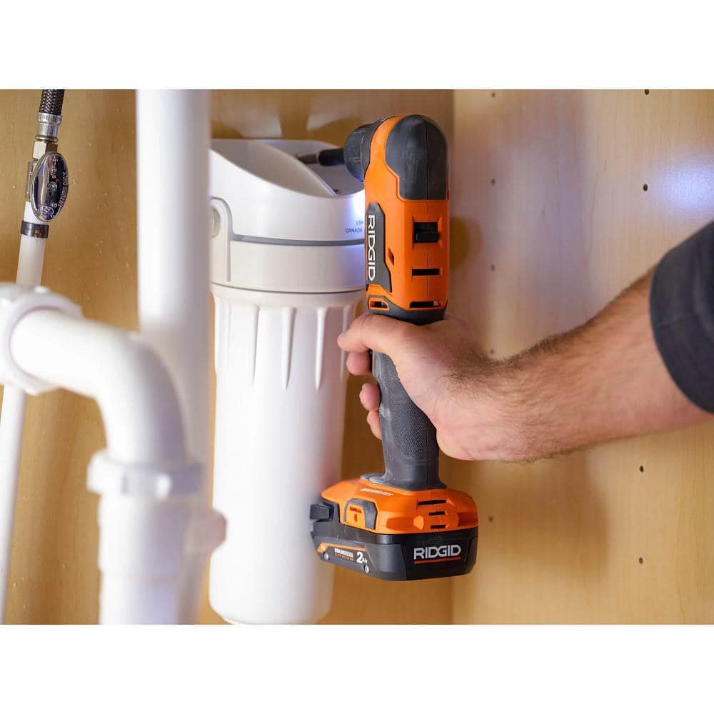 RIDGID 18V SubCompact Brushless Cordless 3/8 in. Right Angle Drill with FREE 2.0 Ah Battery