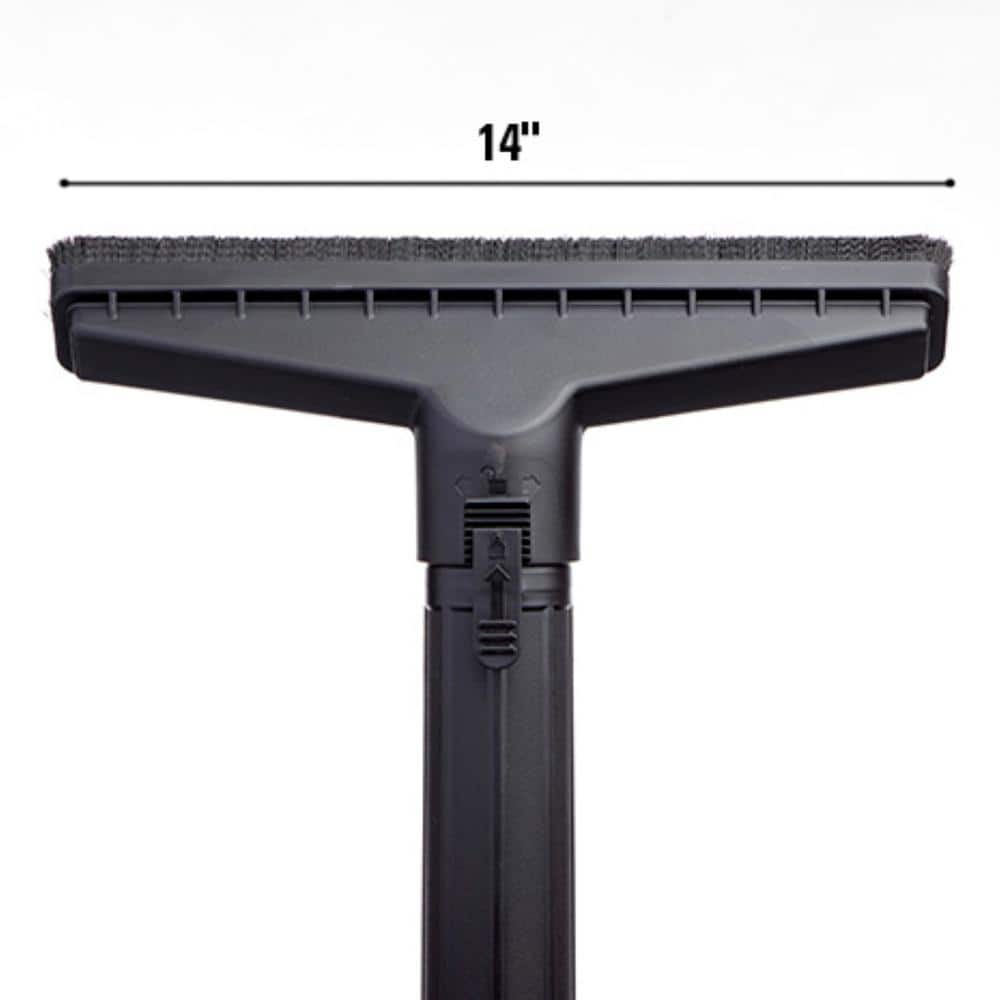 RIDGID 2-1/2 in. Locking Accessory Floor Brush for Wet/Dry Vacs, 14 in. Wide