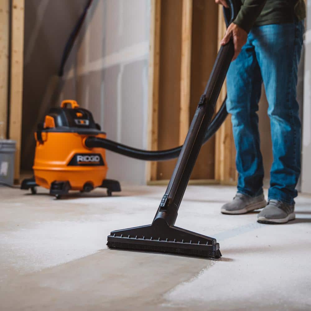 RIDGID 2-1/2 in. Locking Accessory Floor Brush for Wet/Dry Vacs, 14 in. Wide