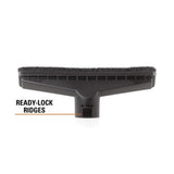 RIDGID 2-1/2 in. Locking Accessory Floor Brush for Wet/Dry Vacs, 14 in. Wide