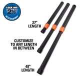 2-1/2 in. Locking Telescoping Extension Wand Accessory Shop Vac Attachment for RIDGID Wet Dry Vacuums