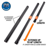 2-1/2 in. Locking Telescoping Extension Wand Accessory Shop Vac Attachment for RIDGID Wet Dry Vacuums