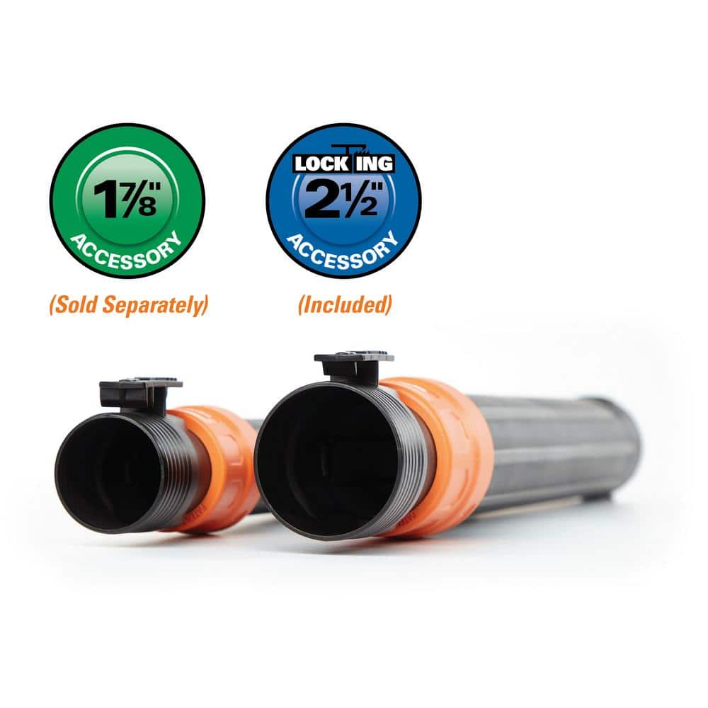 2-1/2 in. Locking Telescoping Extension Wand Accessory Shop Vac Attachment for RIDGID Wet Dry Vacuums