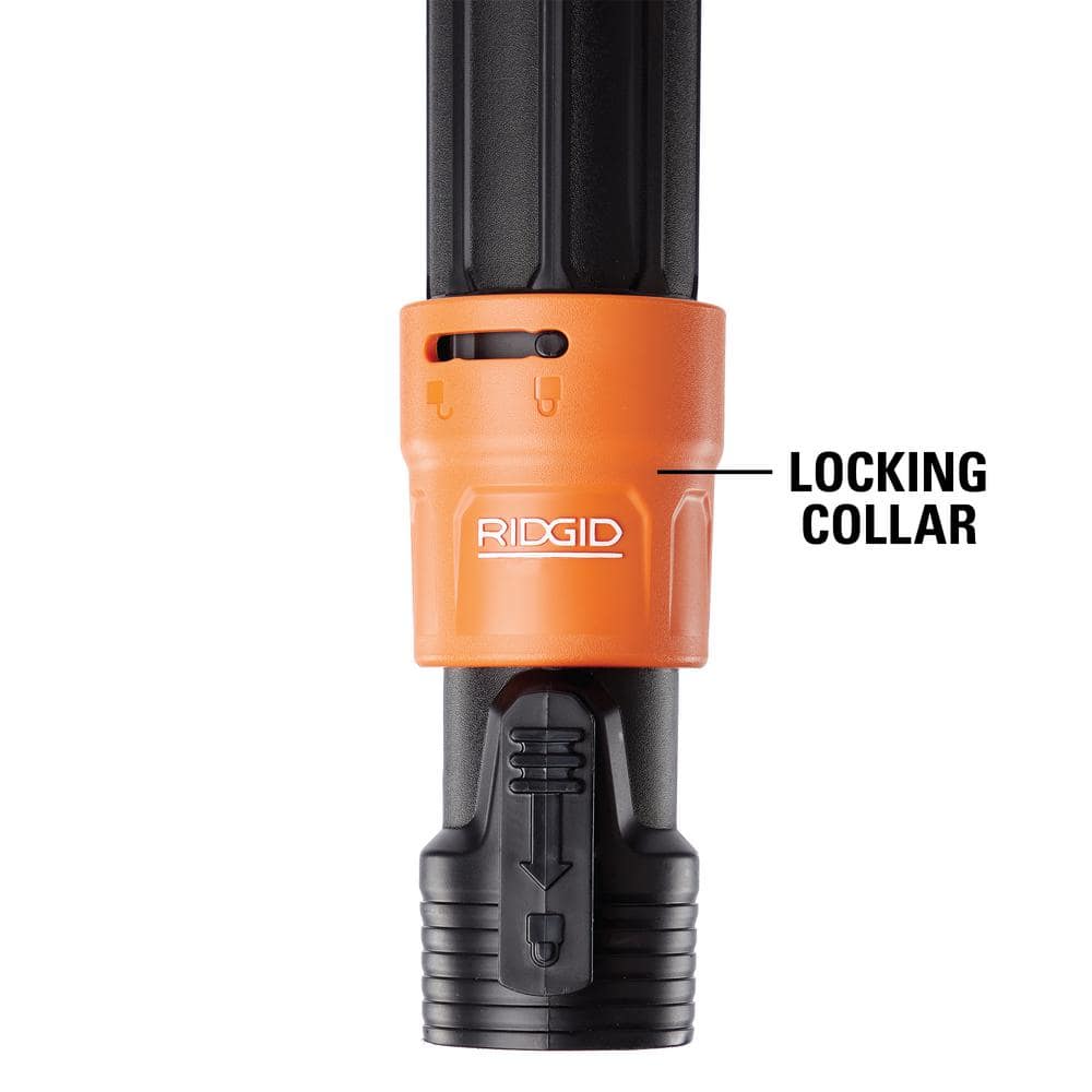 2-1/2 in. Locking Telescoping Extension Wand Accessory Shop Vac Attachment for RIDGID Wet Dry Vacuums