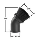 RIDGID 1-7/8 in. Dusting Brush Accessory for Wet/Dry Shop Vacuums