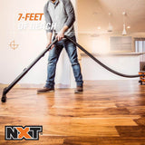 RIDGID 1-7/8 in. x 7 ft. Tug-A-Long Dual-Flex Locking Vacuum Hose with Adapter for Wet/Dry Shop Vacuums