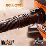 RIDGID 1-7/8 in. x 7 ft. Tug-A-Long Dual-Flex Locking Vacuum Hose with Adapter for Wet/Dry Shop Vacuums