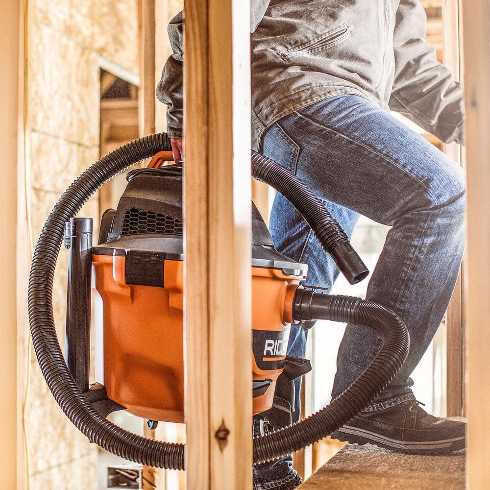 RIDGID 1-7/8 in. x 7 ft. Tug-A-Long Dual-Flex Locking Vacuum Hose with Adapter for Wet/Dry Shop Vacuums