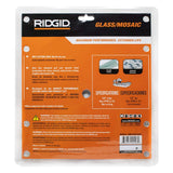 RIDGID 10 in. Glass/Mosaic Diamond Tile Blade, 5/8 in. Arbor (HD-GT10P)