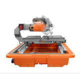 RIDGID 9 Amp Corded 7 in. Wet Tile Saw with Stand (R4031S)