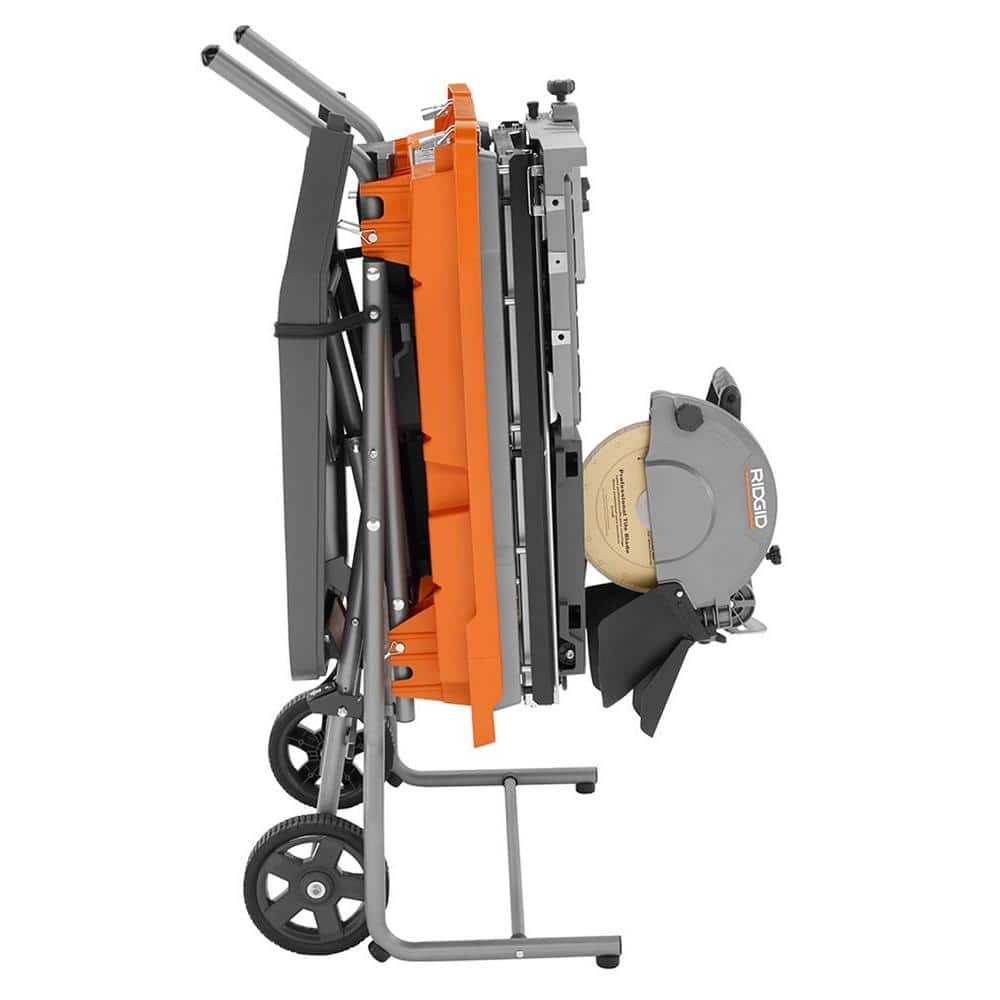 RIDGID 10 in. Wet Tile Saw with Stand (Model R4092)