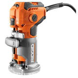 RIDGID 5.5 Amp Corded Fixed Base Trim Router with 2.4 Amp Corded 1/4 Sheet Sander