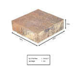 Pavestone Milano Medium 7.75 in. x 7.75 in. x 1.25 in. River Blend Concrete Paver (480-Pieces/207 sq. ft./Pallet)