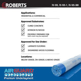 ROBERTS AirGuard 630 sq. ft. 40 in. x 189 ft. x 2 mm 5-in-1 Underlayment with Microban for Laminate and Engineered Wood Floors