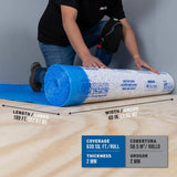 ROBERTS AirGuard 630 sq. ft. 40 in. x 189 ft. x 2 mm 5-in-1 Underlayment with Microban for Laminate and Engineered Wood Floors