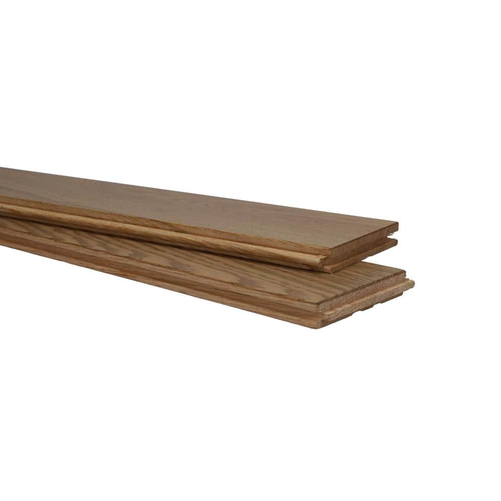 Blue Ridge Hardwood Flooring Northern Coast Rock Cliffs Oak 3/4 in. T x 5 in. W Smooth Solid Hardwood Flooring (20 sq.ft./case)