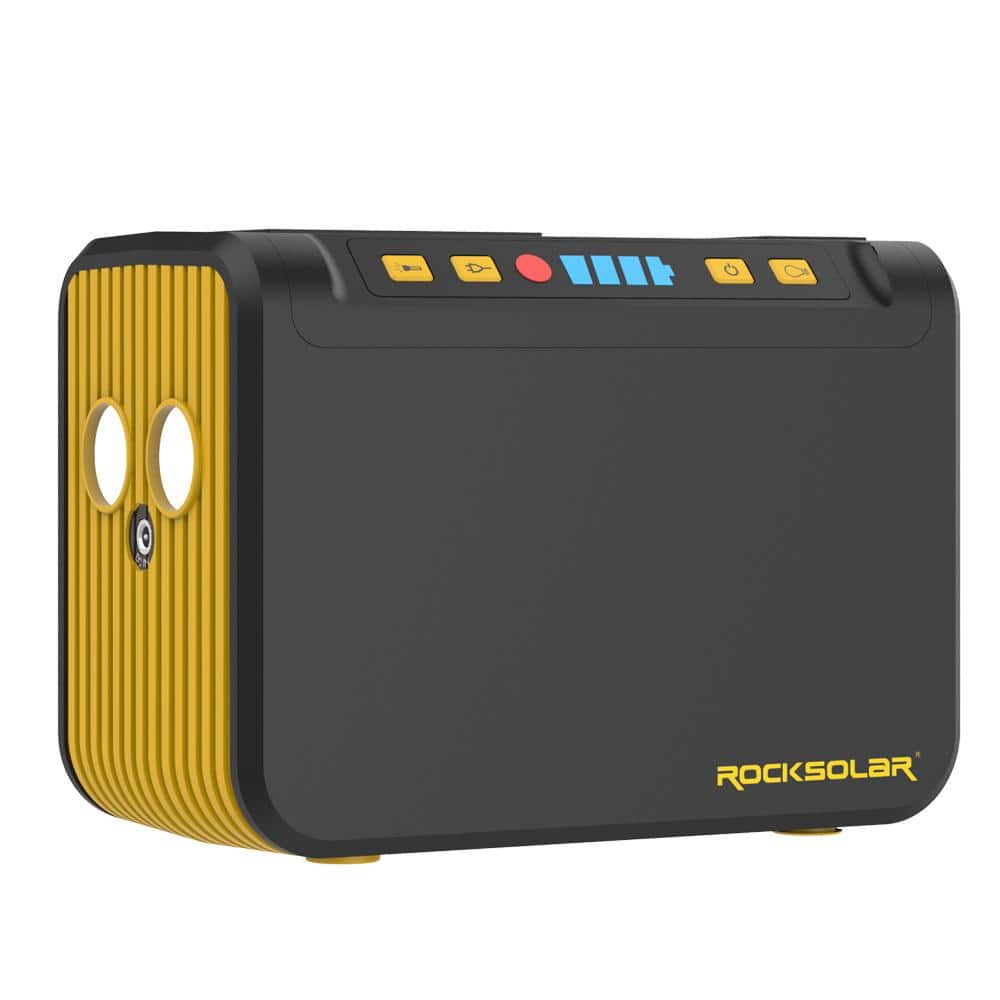 ROCKSOLAR 80-Watt Li-Battery Generator Multi-function Push Button Start Portable Power