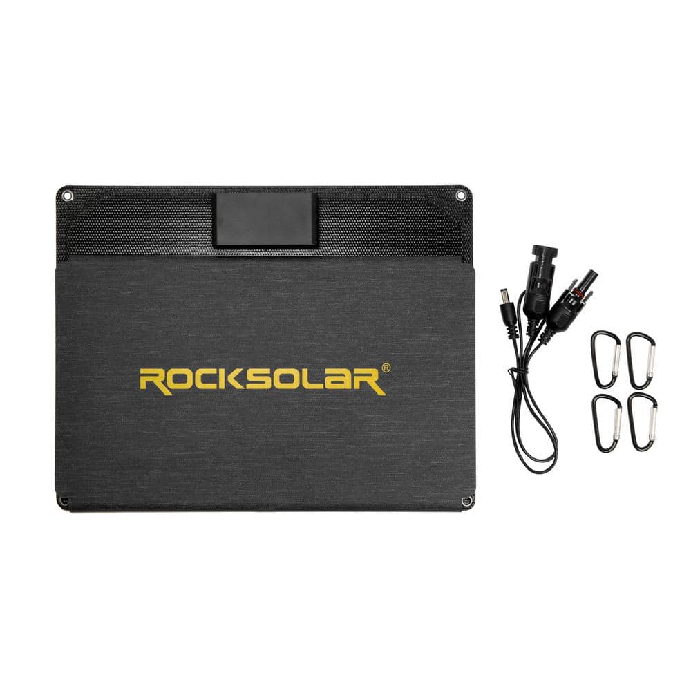 30-Watt Solar Power Panel Kit for ROCKSOLAR Portable Power Station